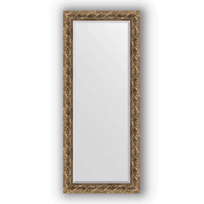 Зеркало с фацетом в багетной раме - фреска 84 мм, 66 х 156 см, Evoform - фото 277922