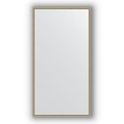 Зеркало в багетной раме - витое серебро 28 мм, 68 х 128 см, Evoform - фото 277956