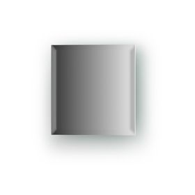 Зеркальная плитка с фацетом 10 мм, квадрат 15 х 15 см, серебро Evoform