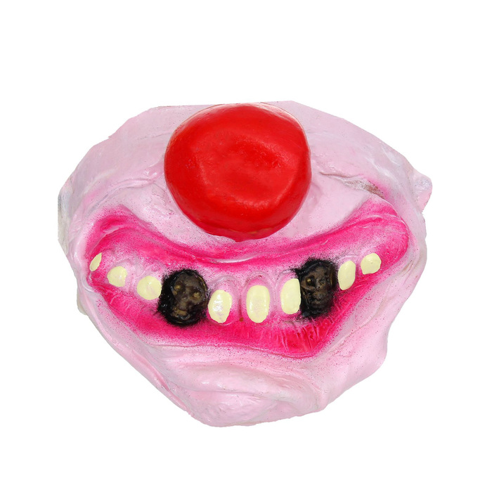 Полумаска латекс "Улыбка клоуна", два зуба
