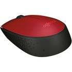 Мышь Logitech M171, беспроводная, оптическая, 1000dpi, 3 кнопки, USB, красно-черная Мышь Logitech M171, беспроводная, оптическая, 1000dpi, 3 кнопки, USB, красно-черная