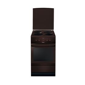 Плита Hansa FCEB53000, электрическая, 4 конфорки, 68 л, эмаль, без гриля, коричневая