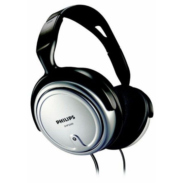 Наушники Philips SHP2500/10, накладные, оголовье, провод 6 м, цвет серебро