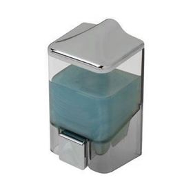 Дозатор для мыла 500 мл, цвет прозрачный-хром