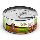 Консервы BioMenu SENSITIVE для собак индейка/Кролик 95%-мясо , 100гр - фото 8123053