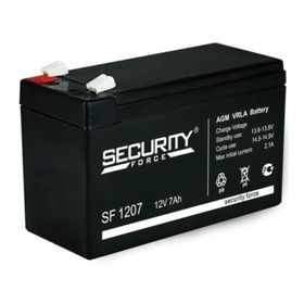 Аккумуляторная батарея Security Force SF 1207, 12 В, 7 А/ч