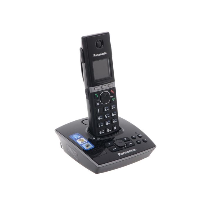 Радиотелефон Dect Panasonic KX-TG8061RUB чёрный, автооветчик, АОН