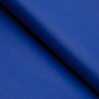 Бумага цветная тишью шёлковая, 510 х 760 мм, Sadipal, 1 лист, 17 г/м2, тёмно-синяя - фото 7032927