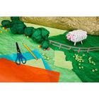 Бумага цветная тишью шёлковая, 510 х 760 мм, Sadipal, 1 лист, 17 г/м2, малиновая 2392255