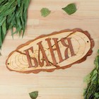 Табличка для бани "Баня" 35х15см Табличка для бани "Баня" 35х15см