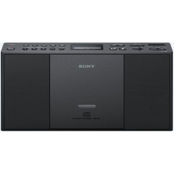 Аудиомагнитола Sony ZS-PE60 черная 2.2Вт/CD/CDRW/MP3/FM(dig)/USB