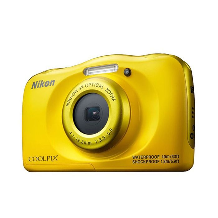 Фотоаппарат Nikon CoolPix W100, 13.2 Mpix Zoom 3x 2.7&quot;, желтый