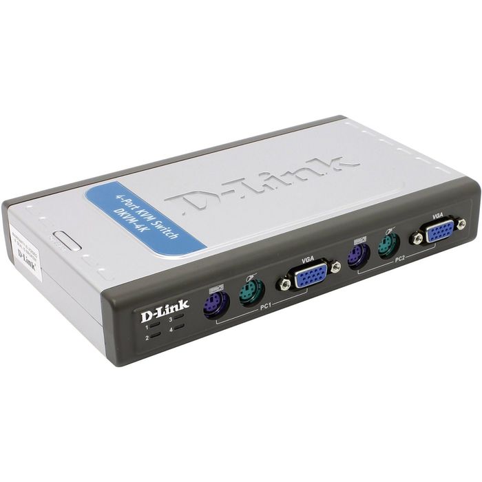 Переключатель KVM D-Link DKVM-4K 4xPC port