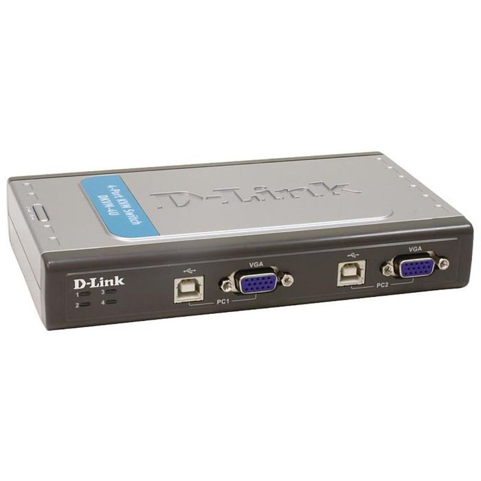 Переключатель KVM D-Link DKVM-4U 4xPC port