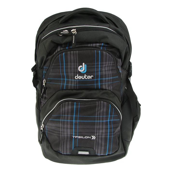 Рюкзак молодежный Deuter Ypsilon 46*32*22 серо-синяя клетка 80223-7309