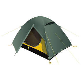 Палатка, серия Trekking Travel 2, зелёная, двухместная