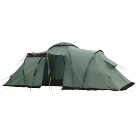 Палатка, серия Casmping Ruswell 6, зелёная, 6-местная