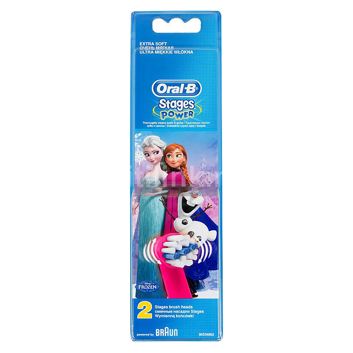 Насадка для детской зубной щётки Oral-B Kids Stages Frozen, 2 шт