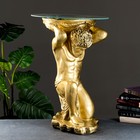Подставка - стол "Титан" бронза  74 см ПОЛИСТОУН - фото 39129