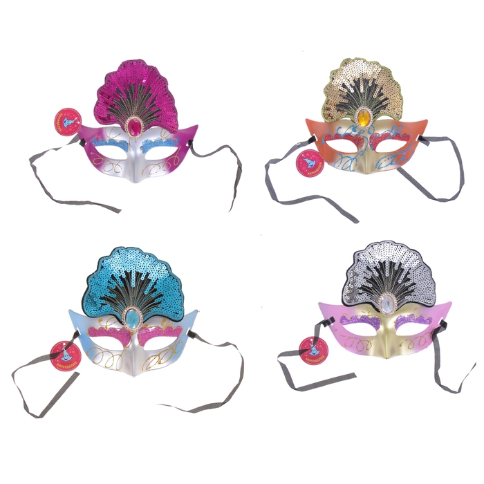 Карнавальная маска "Тулуза", цвета МИКС