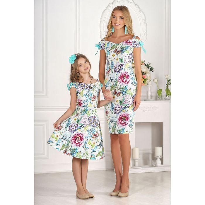 Платье мама и дочь
