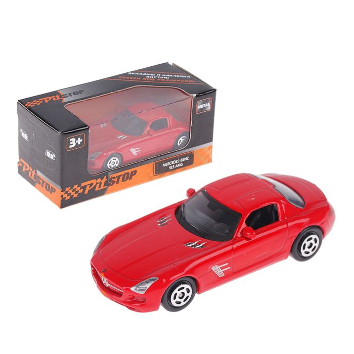 Машина металлическая Mercedes-Benz SLS AMG, масштаб 1:64