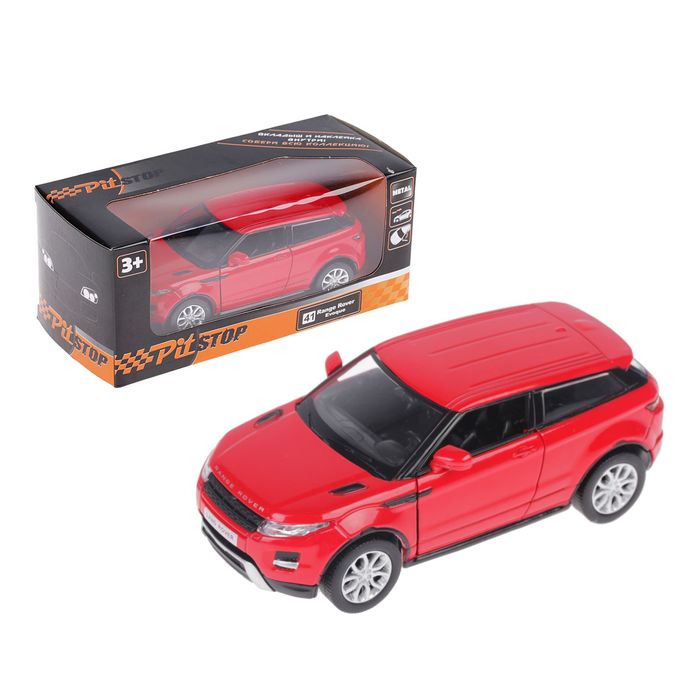 Машина инерционная &quot;Land Rover Range Rover Evoque&quot;, красная, 1:32