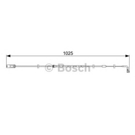 Датчик износа тормозных колодок BOSCH 1987473026 2407840