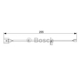 Датчик износа тормозных колодок BOSCH 1987473013 2407651