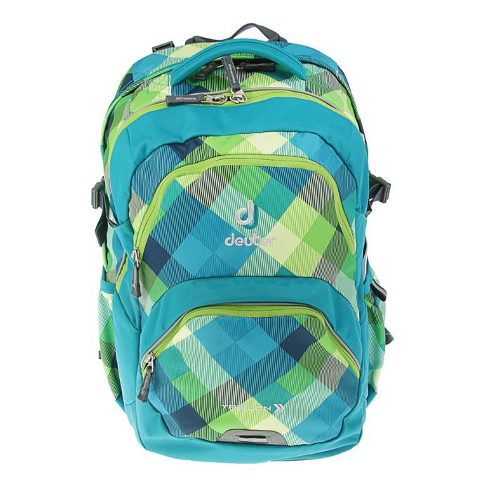 Рюкзак молодежный Deuter Ypsilon 46*32*22 серо-зелёная клетка 80223-3216