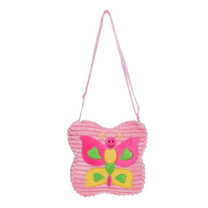 Мягкая сумочка "Бабочка", цвета МИКС