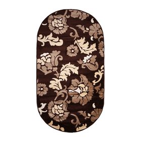 Овальный ковёр Carving 6609, 300 х 400 см, цвет brown