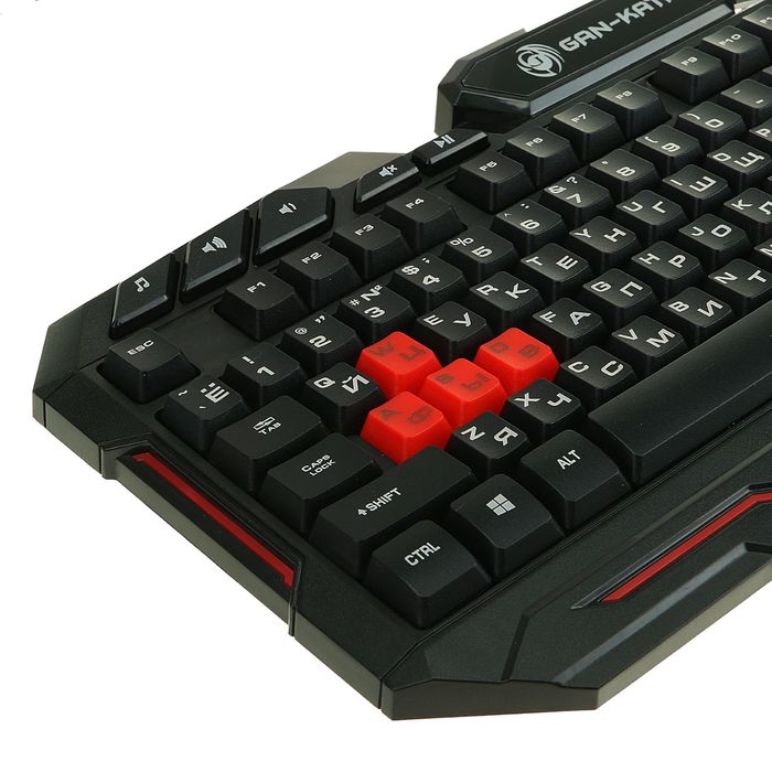 Клавиатура игровая Dialog KGK-11U, Gan-Kata, USB (black)