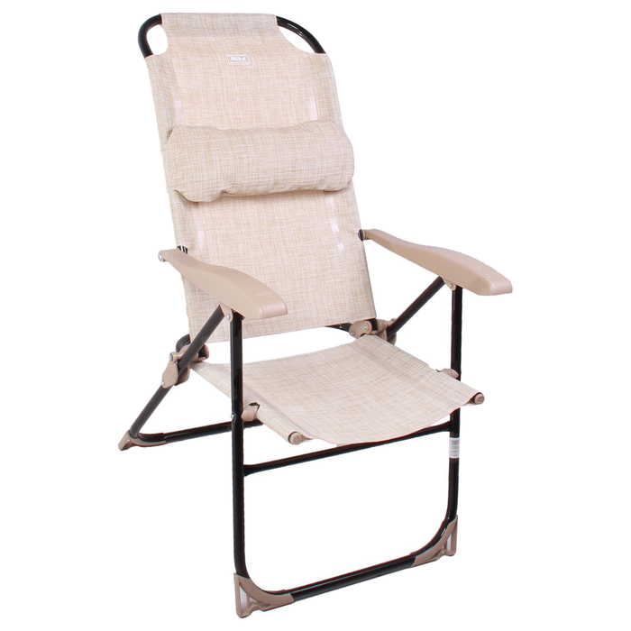 Кресло-шезлонг складное К2, 75 x 59 x 109 см, песочный
