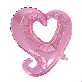 Balloon foil 30" "Heart shaped", MIX colors