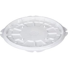Контейнер для торта Т-236/1ДШ, круглый, цвет белый, размер 23,2 х 23,2 х 1,2 см