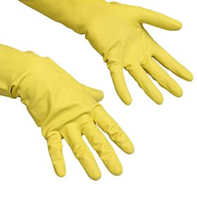 Перчатки Vileda для профессиональной уборки, многоцелевые, размер L, цвет жёлтый