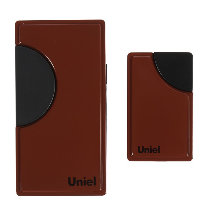 Звонок беспроводной Uniel, UDB-002W-R1T1-32S-100M-RD, коричневый