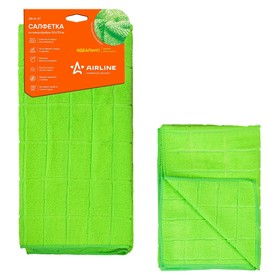 Салфетка из микрофибры зеленая 50*70 см Airline AB-A-07 2448140