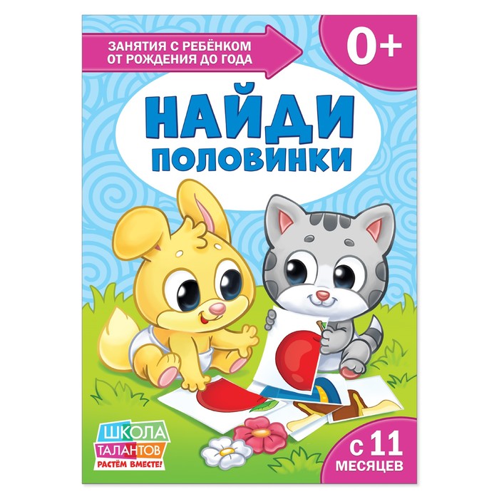 Книга Школа Талантов &quot;Найди половинки&quot;, первый год обучения, 12 стр.