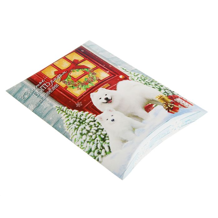 Коробка сборная фигурная "Счастье быть рядом ", 26 х 19 х 4 см