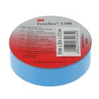 Изолента 3М Temflex 1300, ПВХ, 19 мм x 20 м, синяя 2352192 - фото 9922