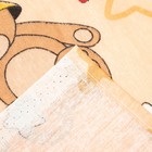 Детское постельное бельё BABY "Мишки", цвет персик 112х147 см, 110х150 см, 60х60 см, бязь 142 гр/м - фото 801145694