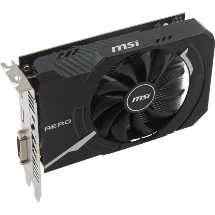 Видеокарта MSI AMD Radeon RX 550 AERO ITX OC 2G,128bit,GDDR5,1203/7000,DVI,HDMI,DP