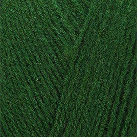 Пряжа "Lanagold 800" 49% шерсть, 51% акрил 800м/100гр (118 зеленая трава)
