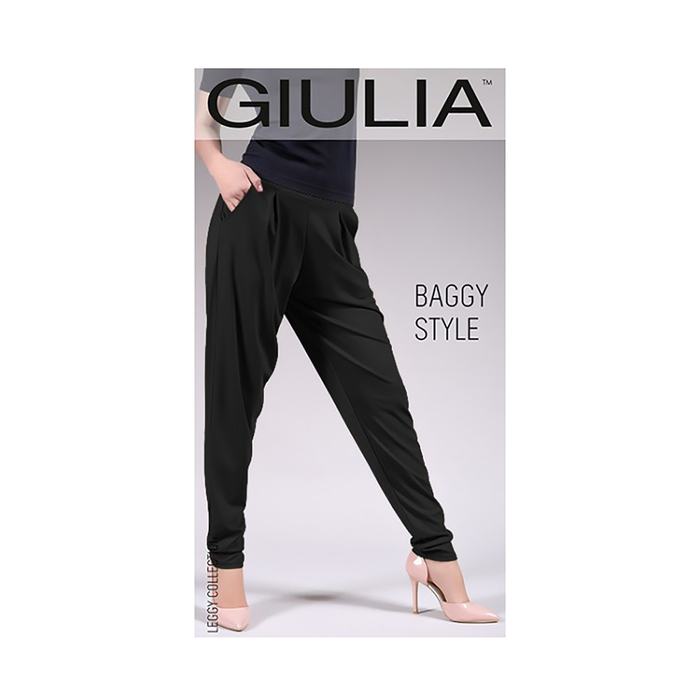 Леггинсы женские BAGGY STYLE 01, цвет black, размер S