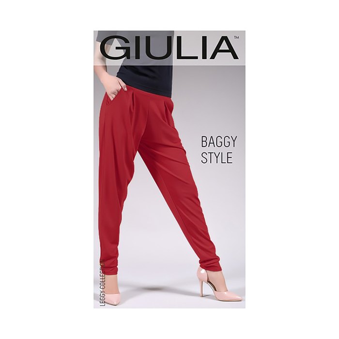 Леггинсы женские BAGGY STYLE 01, цвет extra red gul, размер XS