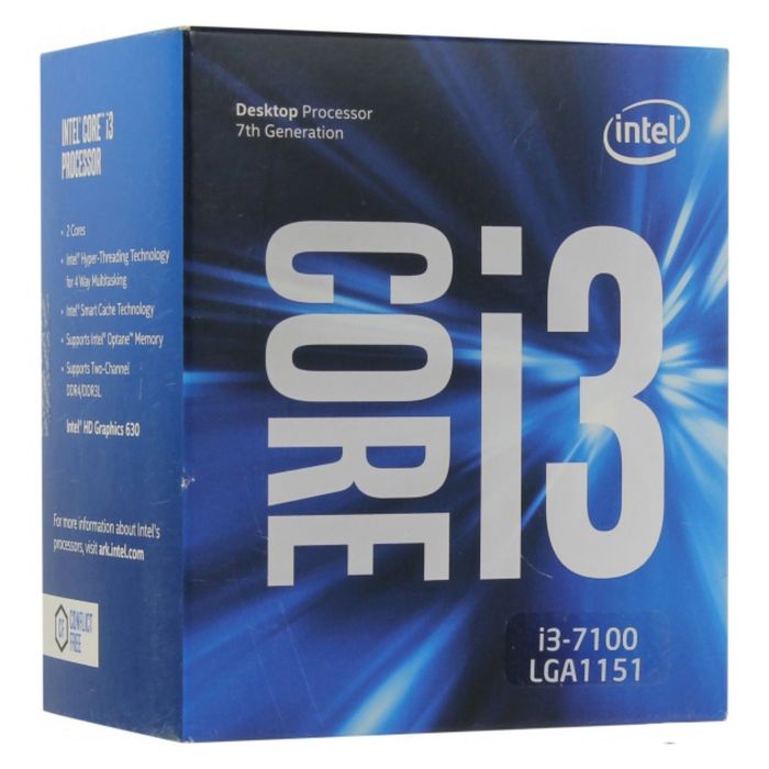 Процессор Intel Core i3 7100 Soc-1151 (3.9GHz/Intel HD Graphics 630) Box