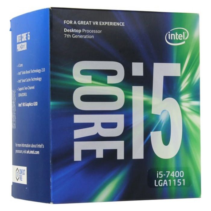 Процессор Intel Core i5 7400 Soc-1151 (3GHz/Intel HD Graphics 630) Box