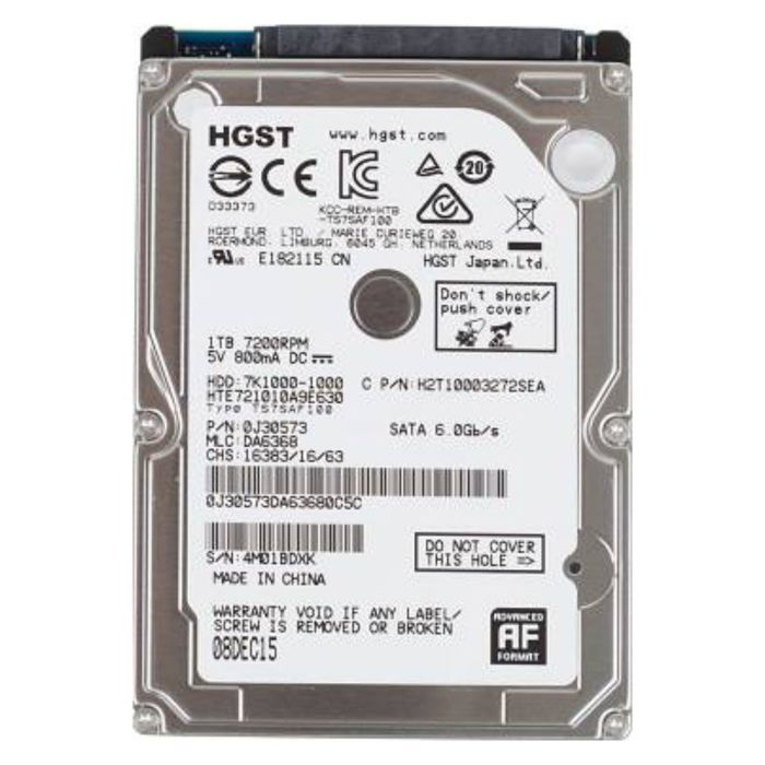 Жесткий диск HGST 1Tb Travelstar 7K1000 (HTE721010A9E630) SATA-III